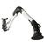 7950150000  Plymovent MiniMan 100-2.1/H White Extraction Arm - 2.1m with Hanging Mounting