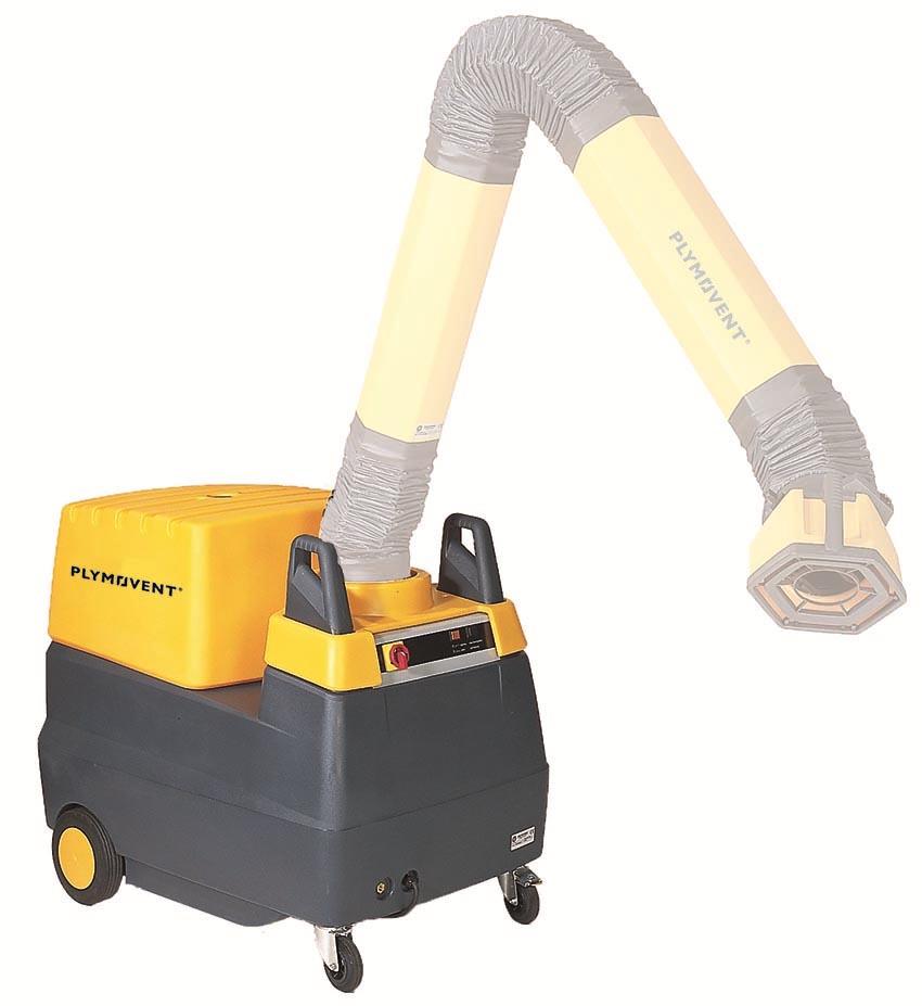 7045200000  Plymovent MFS-C Mobile Welding Fume Extractor with self-cleaning filter & Internal Compressor, 400v 3ph (Requires Extraction Arm)