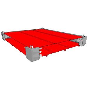 9750400010  FlexHood Roof Panel Set (Basic) 1.0m