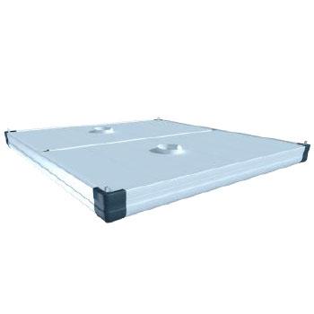 9751501640  Plymovent FlexHood Extraction Hood, Double Compartment 3.5m x 3.5m, with Connection Flange & Strip Brackets