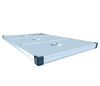 9751901660  Plymovent FlexHood Extraction Hood, Triple Compartment 5.5m x 4.5m, with Connection Flange & Strip Brackets